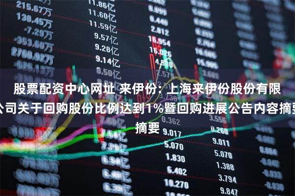 股票配资中心网址 来伊份: 上海来伊份股份有限公司关于回购股份比例达到1%暨回购进展公告内容摘要